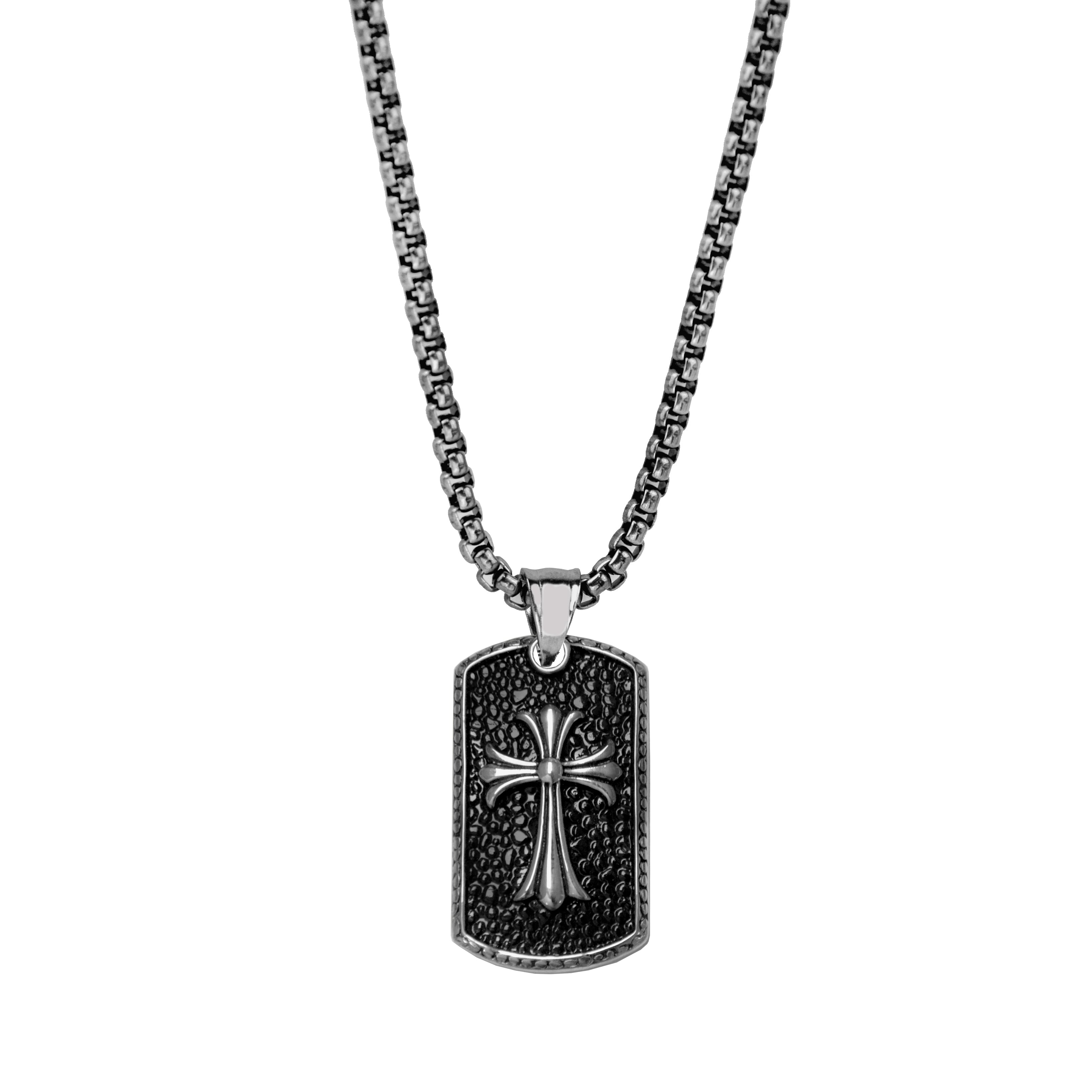 Cross & Dog Tag Pendant Necklace for Men | Frank1967 – Frank-1967