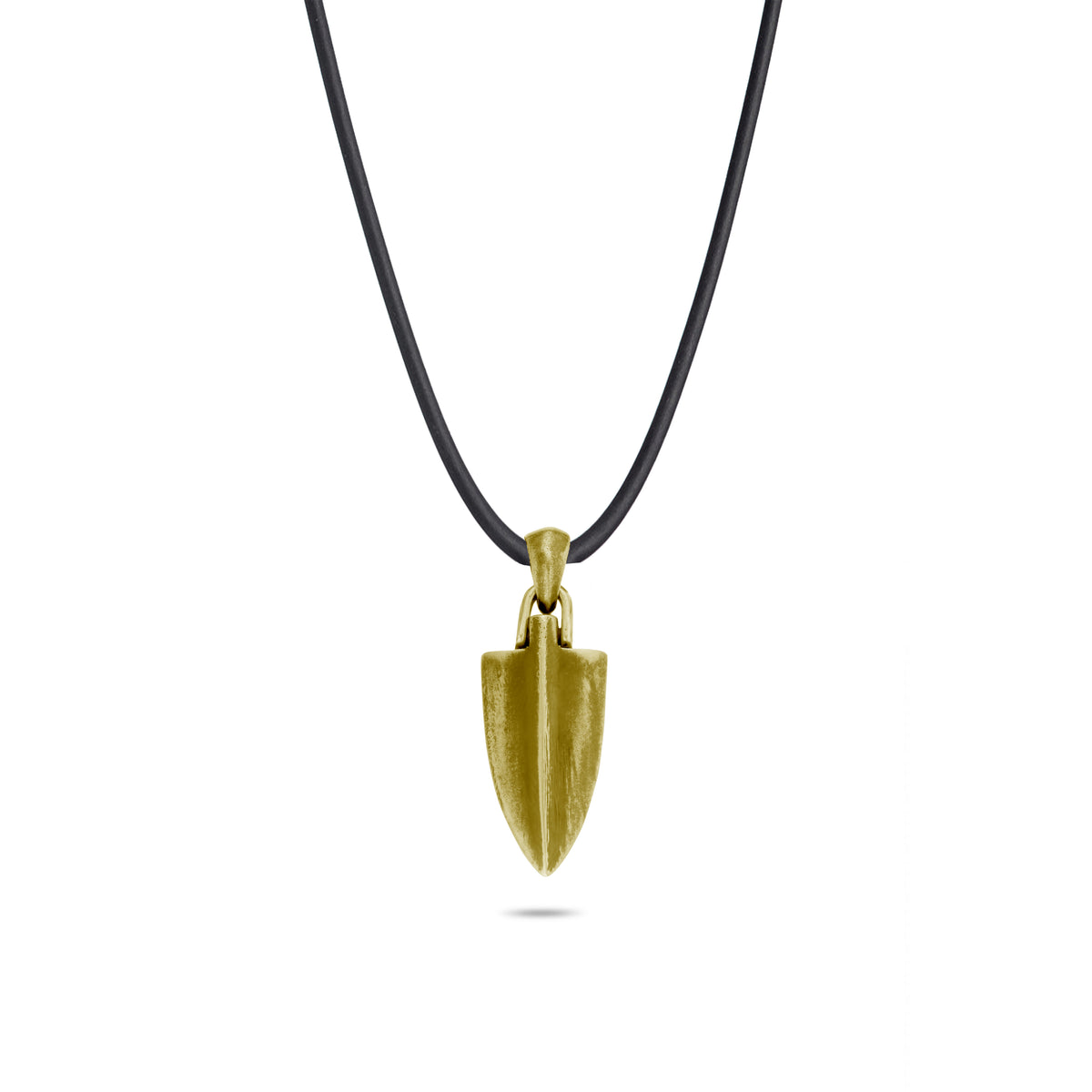 Leren ketting met pijlpunthanger