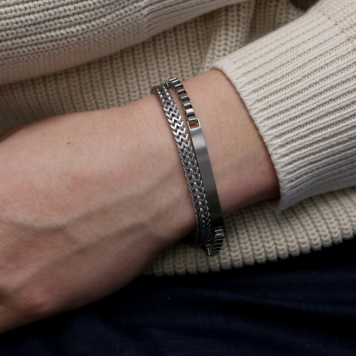 Dubbele vossenstaart armband