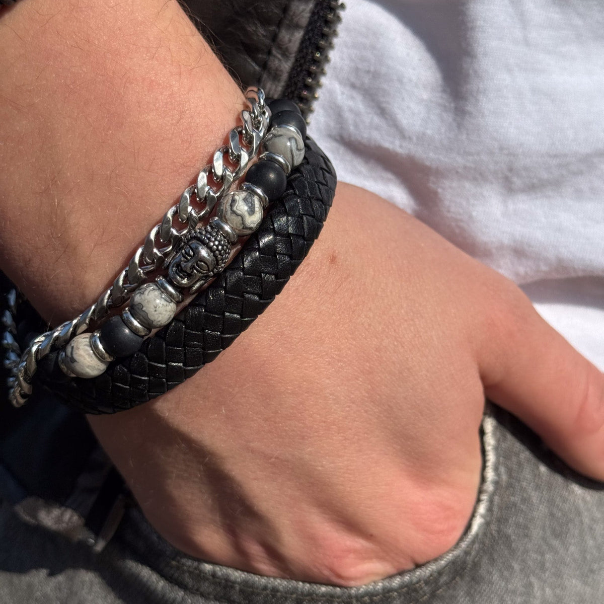 Boeddha kralen armband