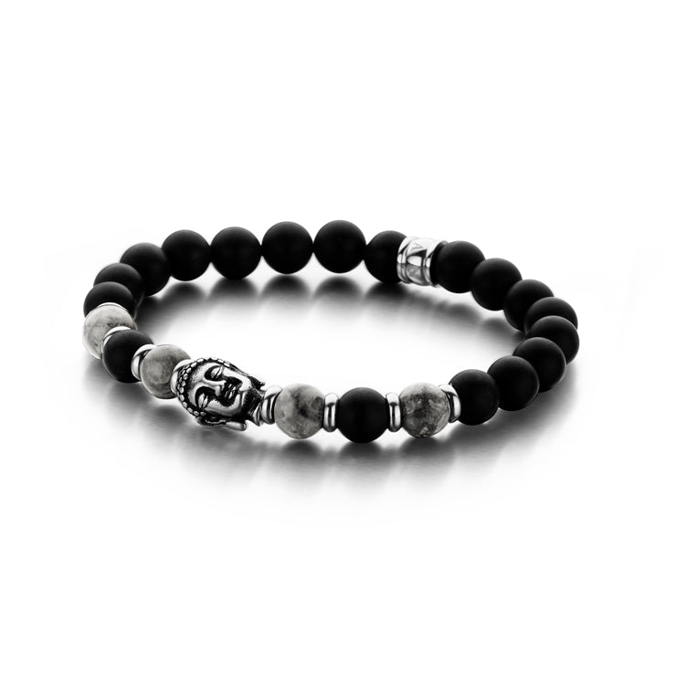 Boeddha Armband met natuurstenen kralen