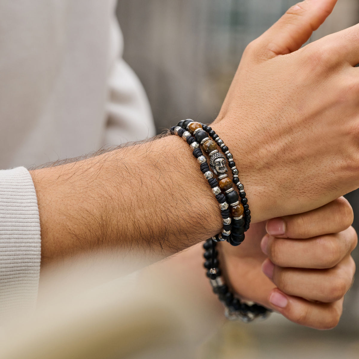 Boeddha kralen armband