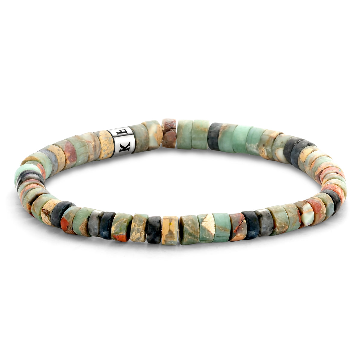 Armband met schijfkralen