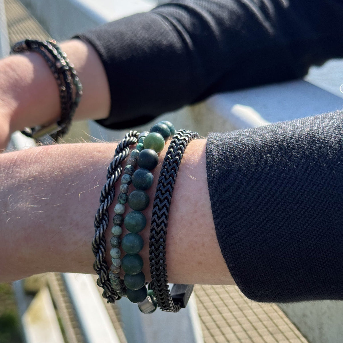Dubbele vossenstaart armband
