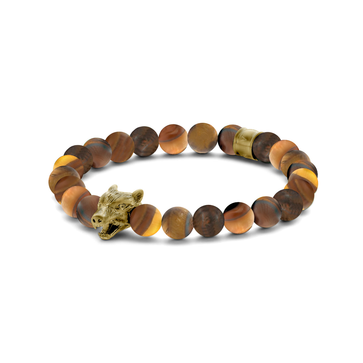 Wolf Head Beads Bracelet