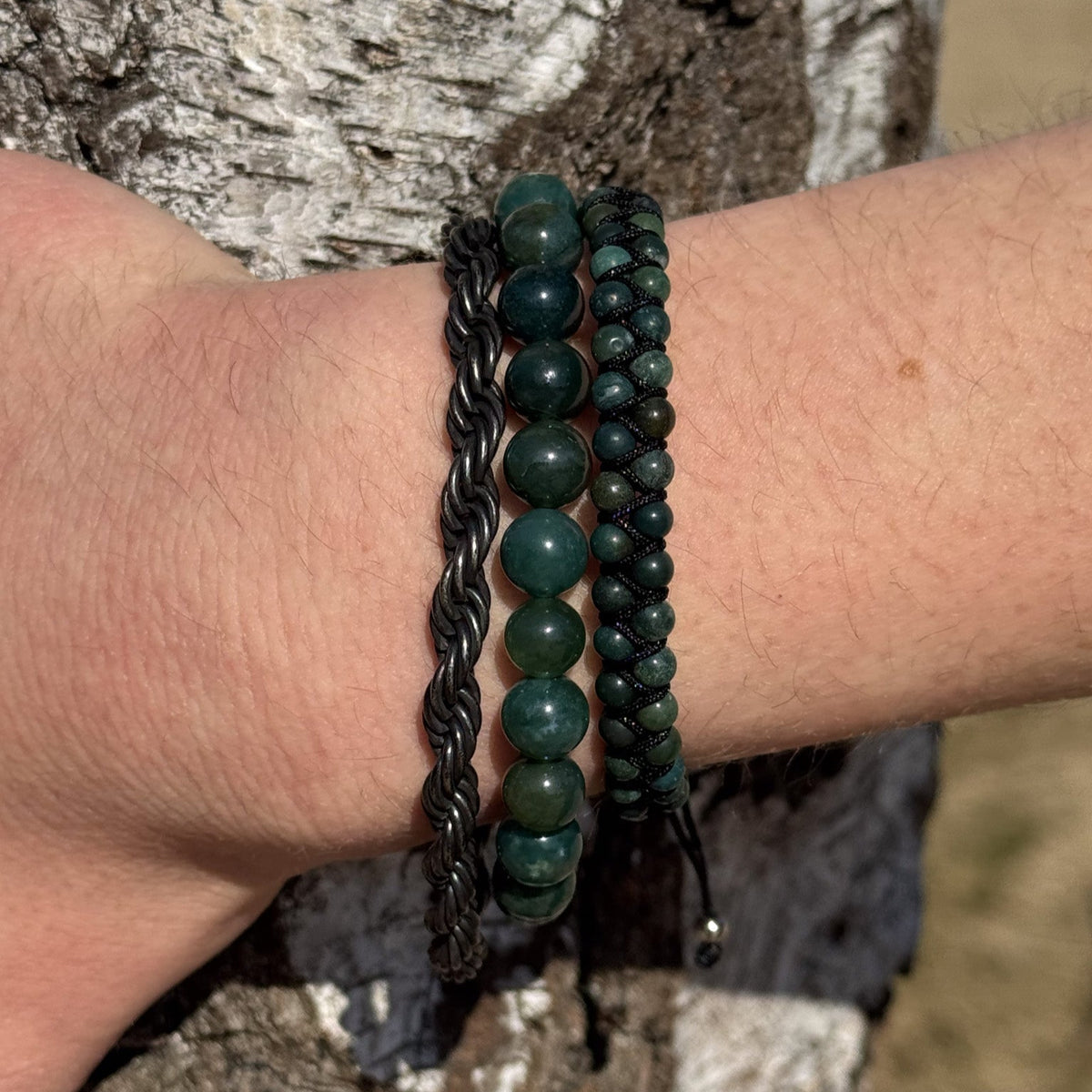 Armband met opvallende kralen