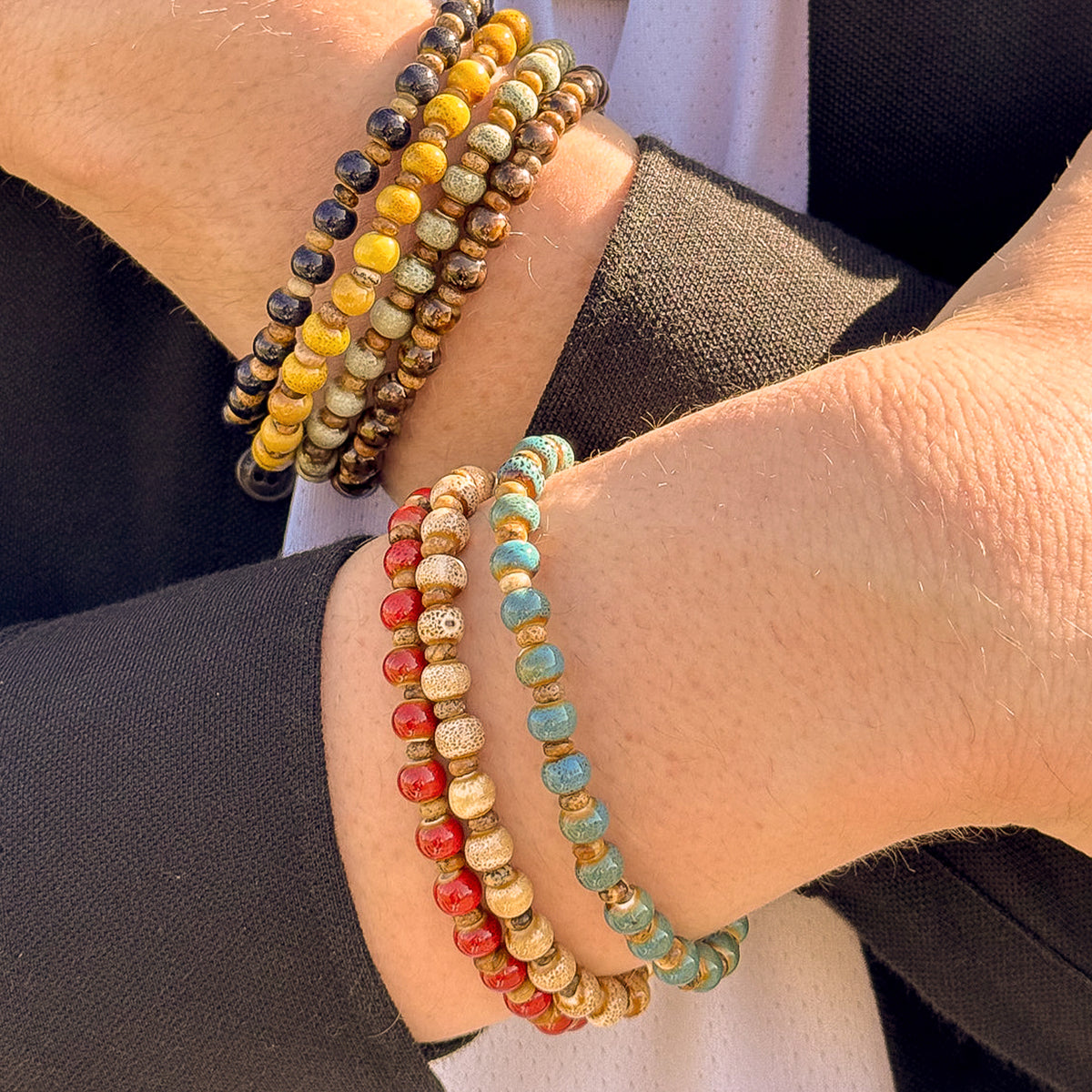 Ceramic Beads Bracelet
