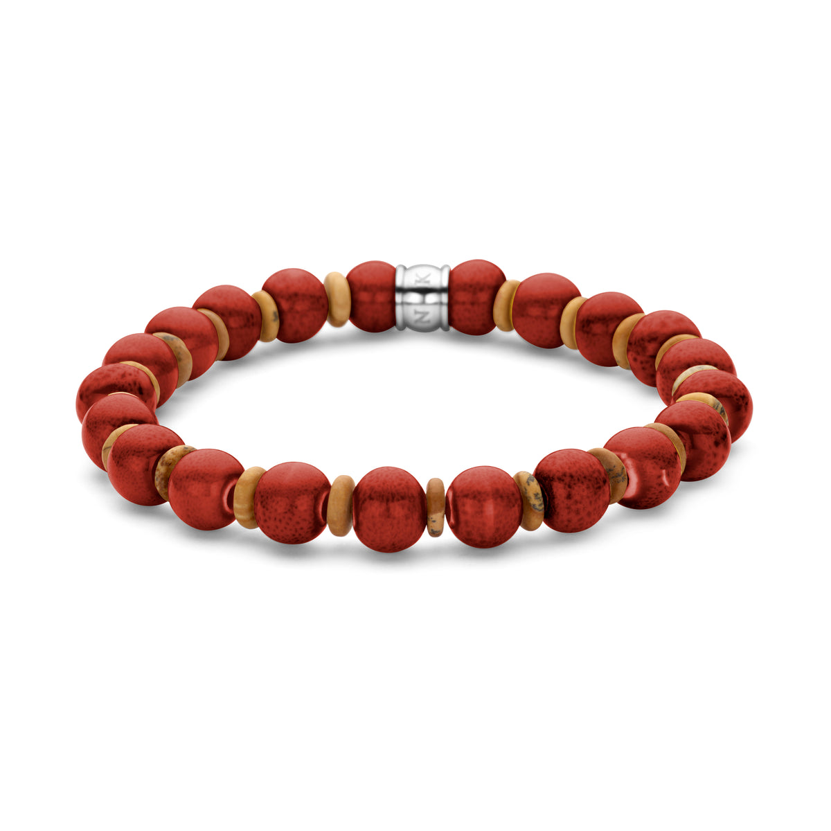 Armband van keramische kralen