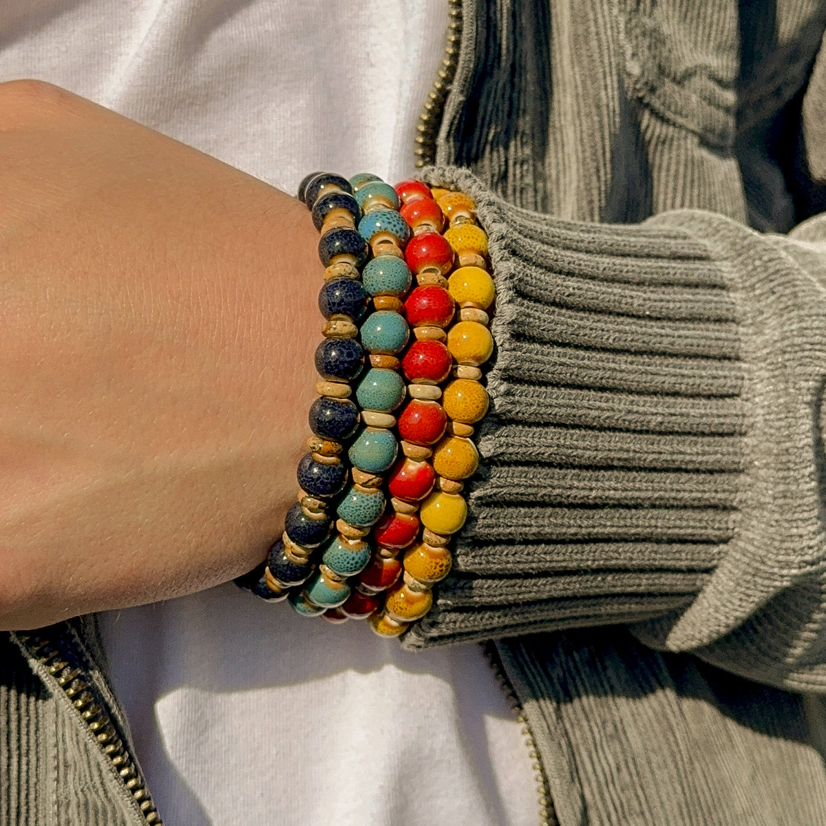 Ceramic Beads Bracelet