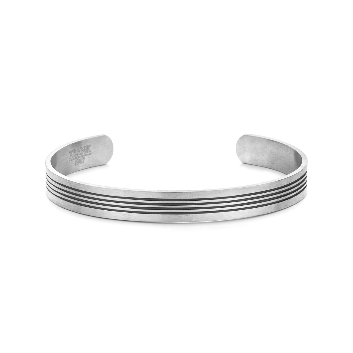 Armband met gegroefd design