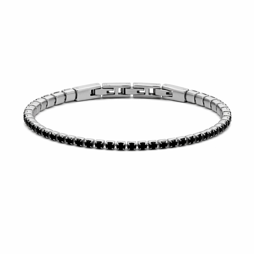 Frank 1967 bracelet black 21cm ips