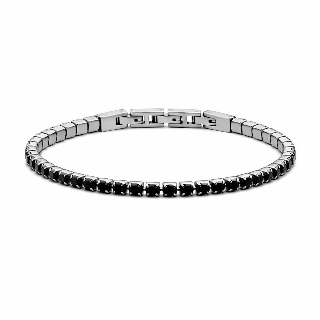Frank 1967 bracelet black 21cm ips
