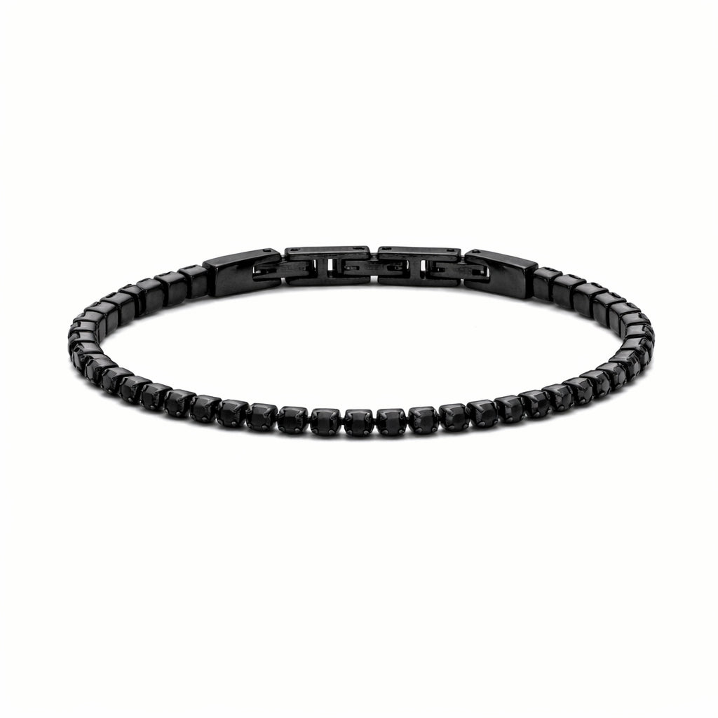 Vintage Zwarte Zirkonia Armband