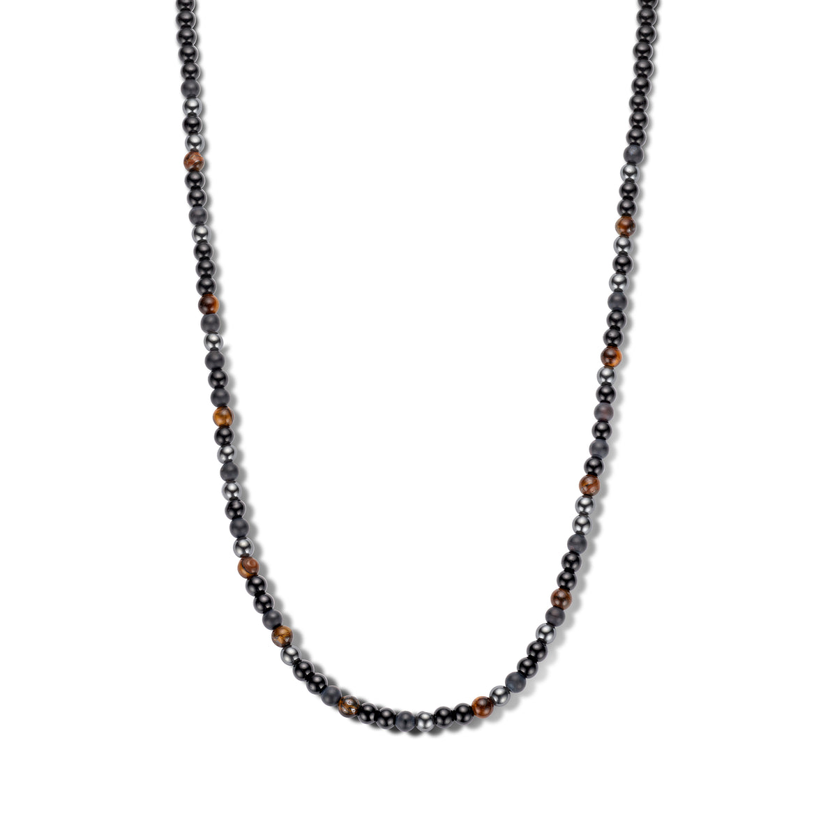 Ketting met natuursteenkralen