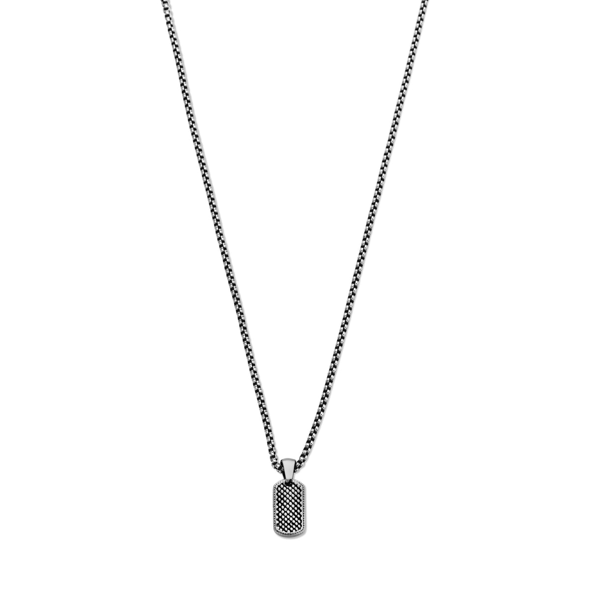 Gestreepte hanger ketting