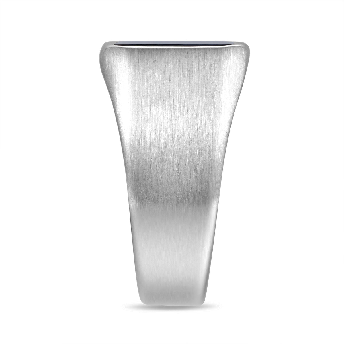 Black Signet Stainless Steel Ring