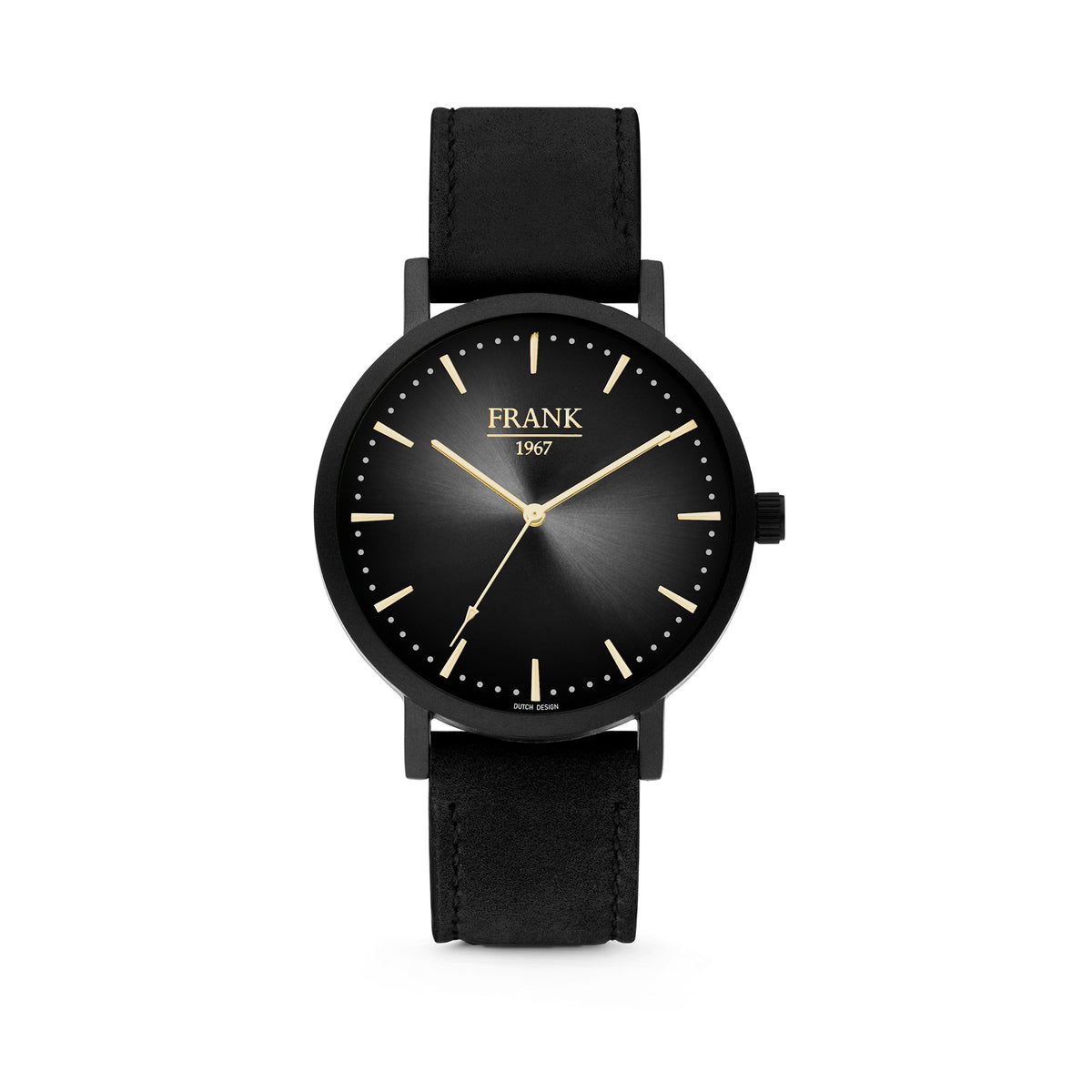 Leren horloge